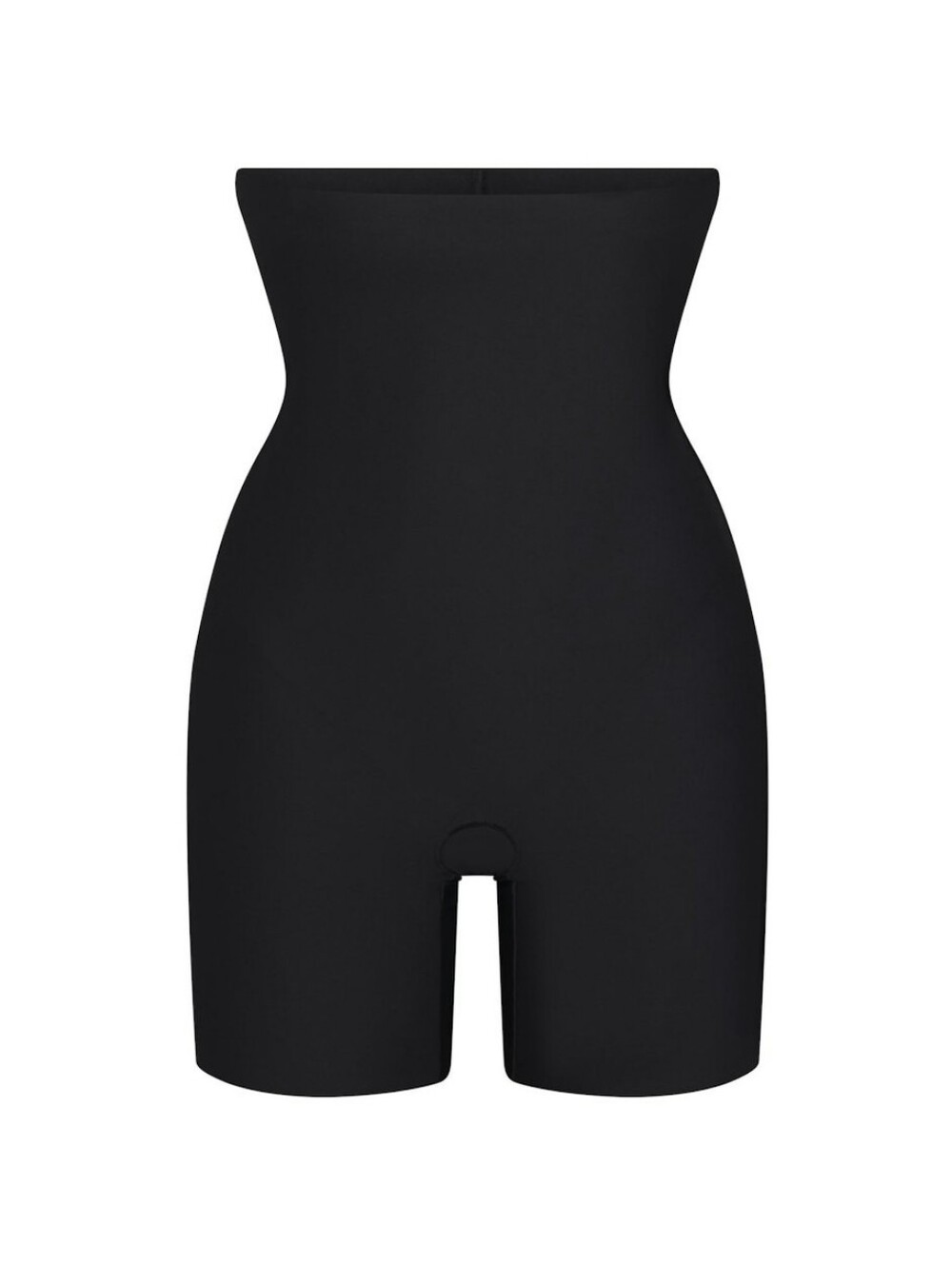 Skims Body High Waisted Mid Thigh Short In Color Onyx